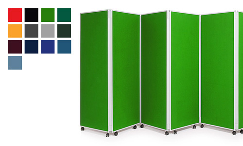 A perfect flexible and temporary solution to dividing rooms, classrooms and office spaces.